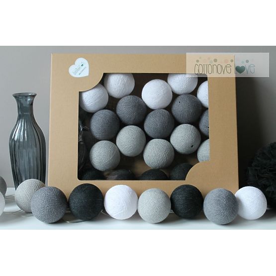 Cotton Balls - grafitszürke