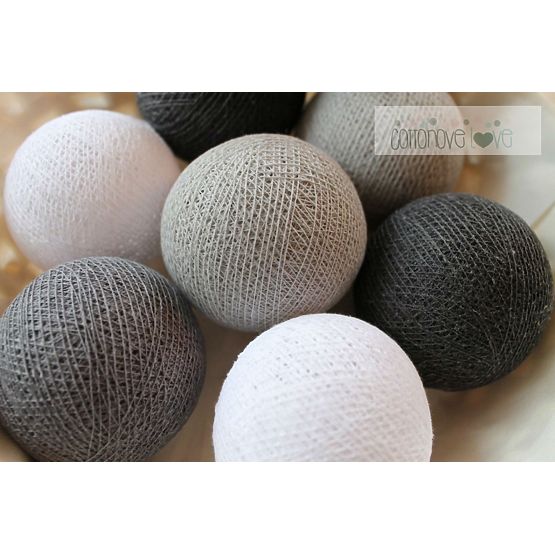 Cotton Balls - grafitszürke