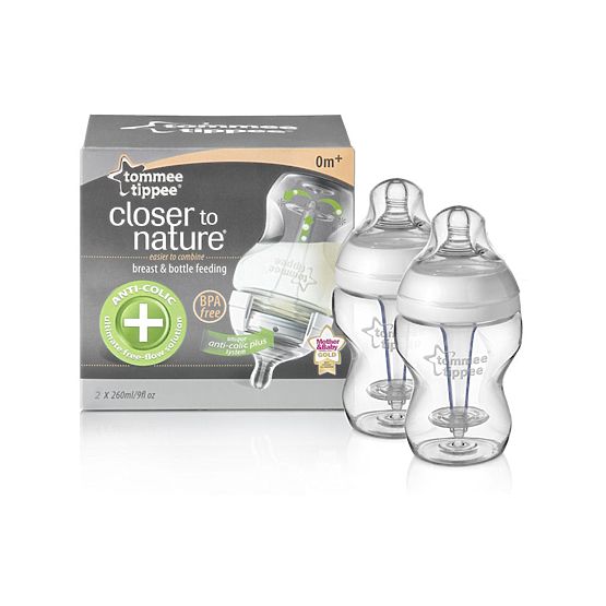 Cumis üveg C2N ANTI-Colic, 260ml, 2 db