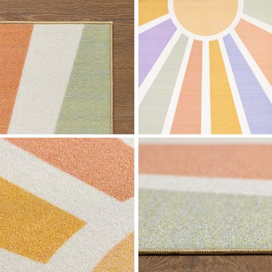 Darab gyerekszőnyeg Play - Rainbow napfény