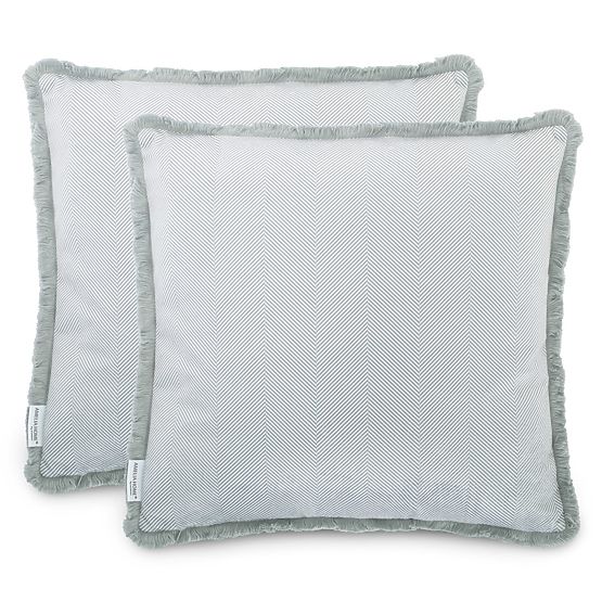 Dekoratív párnahuzat CLEAR szürke boho velvet mintával 45x45 ameliahome