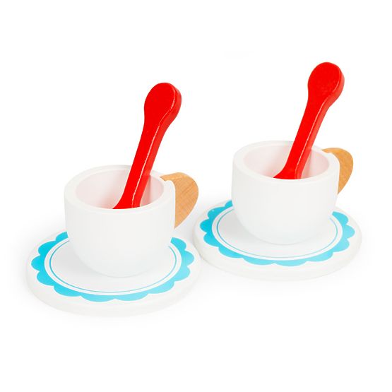 Desszert készlet - fából készült sütemények