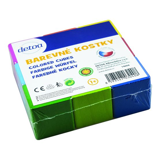 Detoa Színes kockák 9 db
