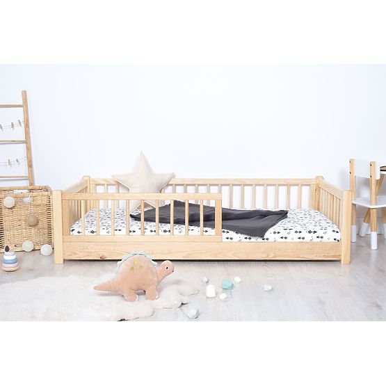 Gyerek alacsony ágy Montessori Ourbaby - természetes