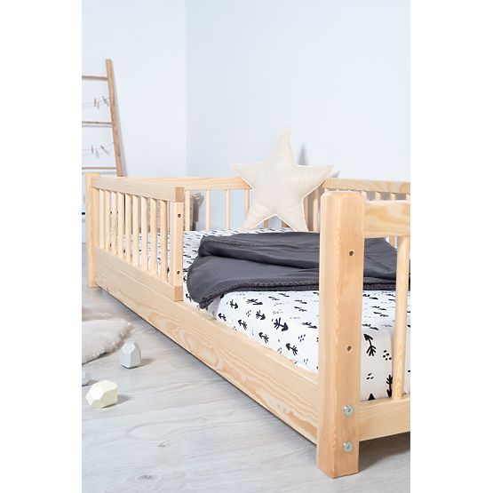 Gyerek alacsony ágy Montessori Ourbaby - természetes