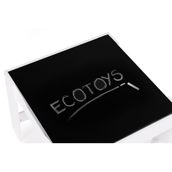Gyermek bútor szett asztal + 2 szék táblával ECOTOYS