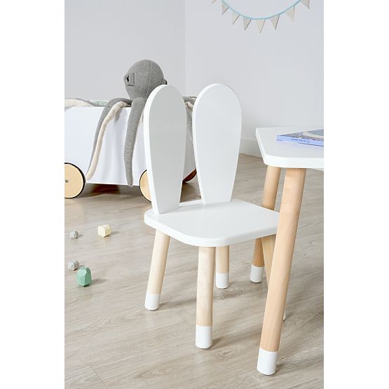 Gyerek asztal székekkel - Fülek - fehér