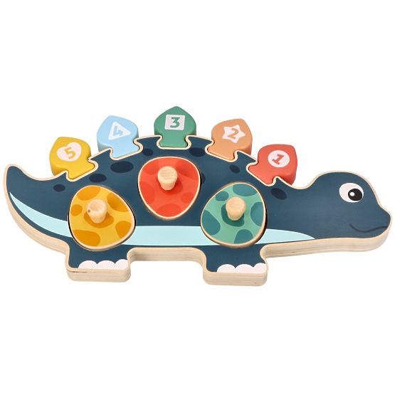 Dinoszaurusz anya kirakó számokkal