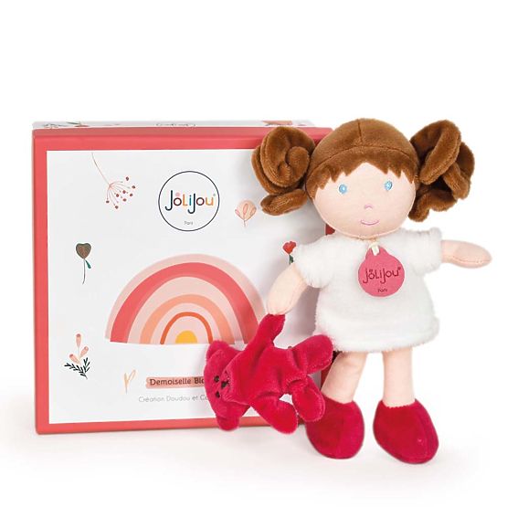 Doudou Jolijou Baba Miss Blanche 21 cm