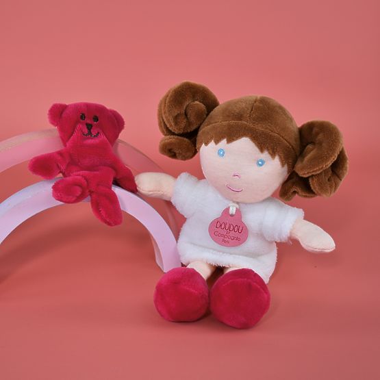Doudou Jolijou Baba Miss Blanche 21 cm