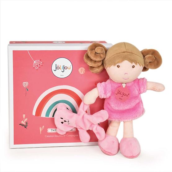 Doudou Jolijou Baba Miss Rose 21 cm