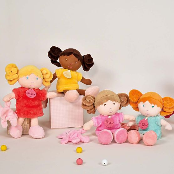Doudou Jolijou Baba Miss Rose 21 cm