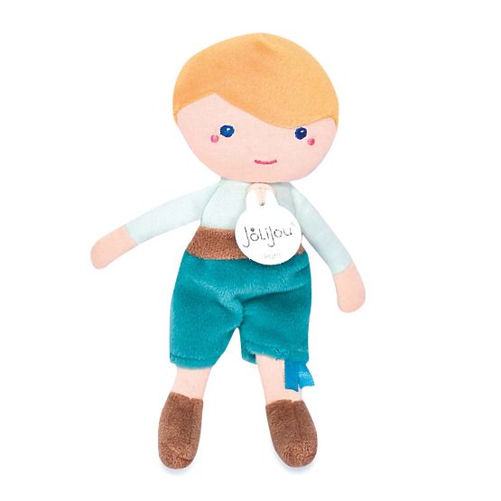 Doudou Jolijou Jules baba 16 cm zöld