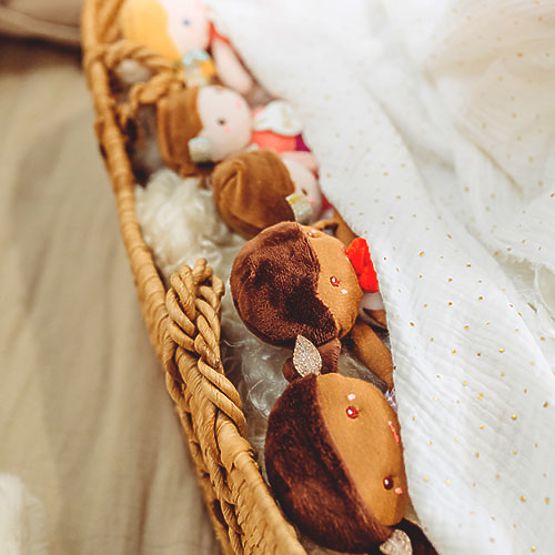 Doudou Jolijou Léna baba 16 cm sárga