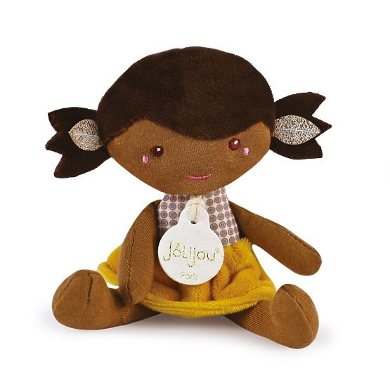 Doudou Jolijou Léna baba 16 cm sárga