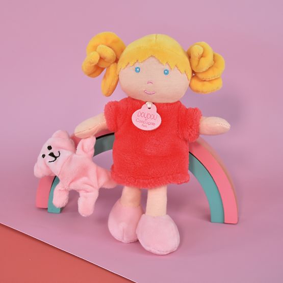 Doudou Jolijou Miss Coral baba 21 cm