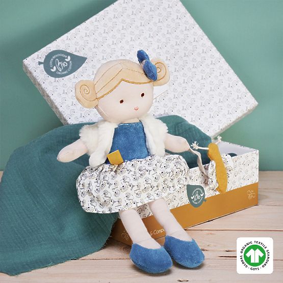 Doudou Jolijou Pollen baba és méhecske 25 cm