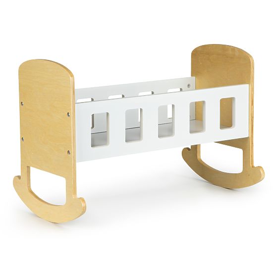 Dřevěná kolébka pro panenky