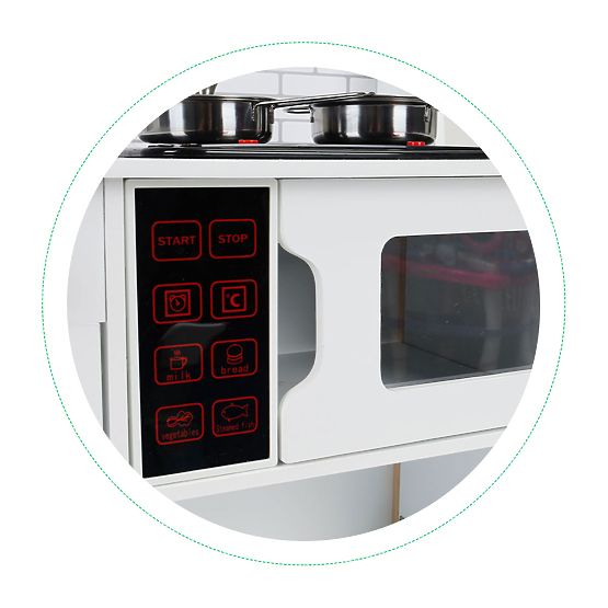 Fa konyha gyerekeknek + hangok és fények ECOTOYS