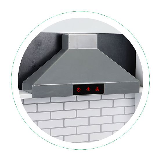 Fa konyha gyerekeknek + hangok és fények ECOTOYS