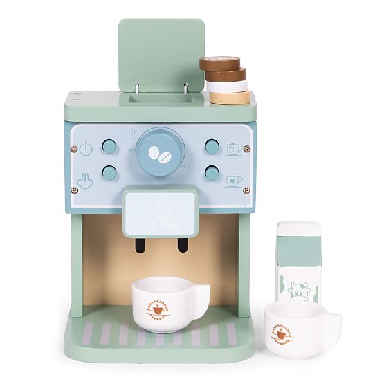 Fa játékkávéfőző barista készlet 8 darabos ECOTOYS