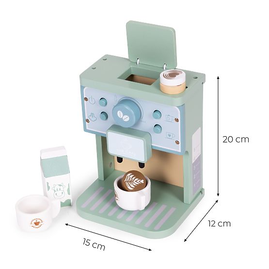 Fa játékkávéfőző barista készlet 8 darabos ECOTOYS