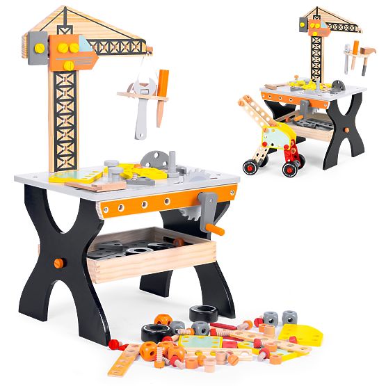 ECOTOYS Fa Gyermek Munkapad
