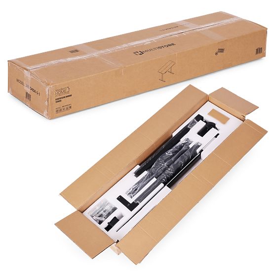 Elektromos állítható asztal 120x60 cm, magasságállítható 72-117 cm, fekete, ModernHome