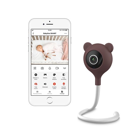 Elektronikus babaőrző Babyline Smart White