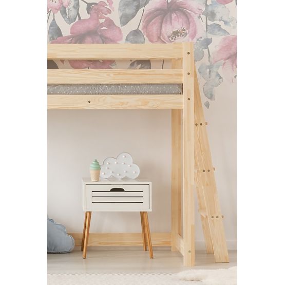 Magasított kiságy Tower - oldalsó bejárattal