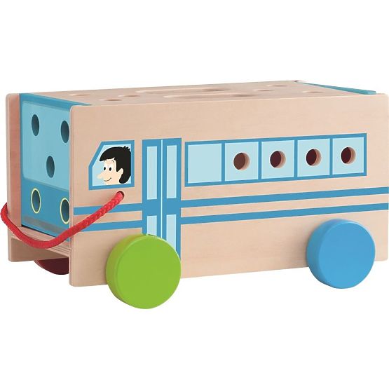 Építőipari busz szerszámokkal