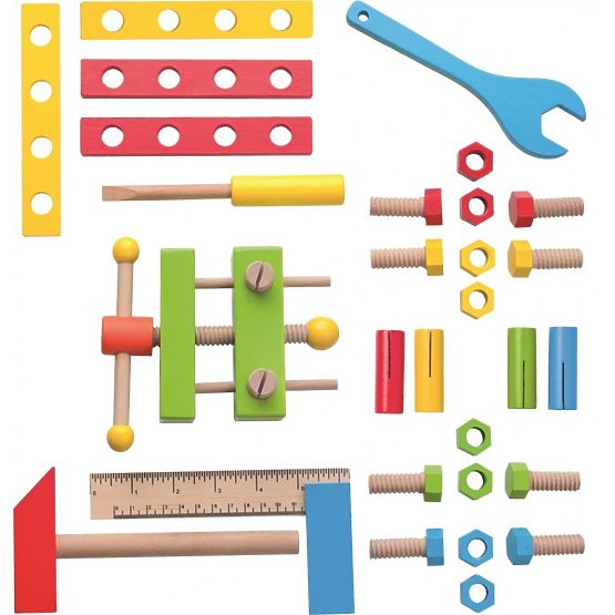 Építőipari busz szerszámokkal