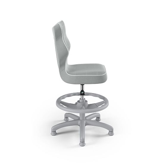 Gyermek ergonomikus íróasztali szék 119-142 cm magasságra állítható - szürke