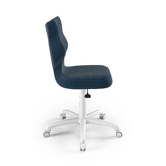 Ergonomikus íróasztali szék, állítható magasság 146-176,5 cm - tengerészkék