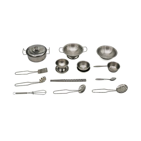 Északi fából készült konyha tartozékokkal