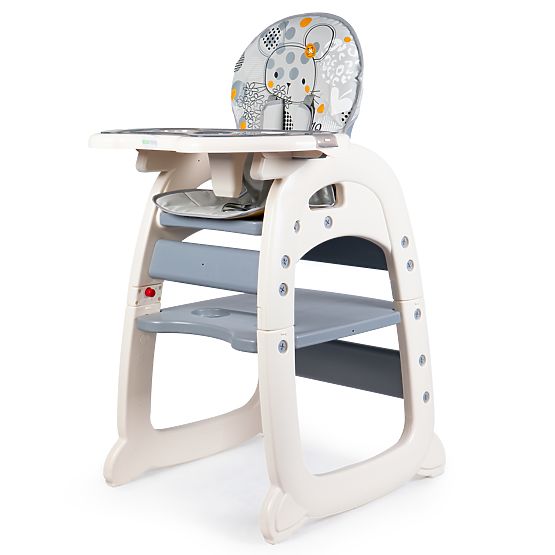 Étkező kis szék Mouse 2v1 - szürke