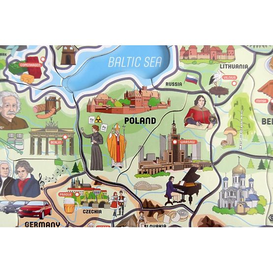 Európa mágneses térképe XXXL