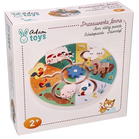 Fa állatcsúsztató játék - farm állatok