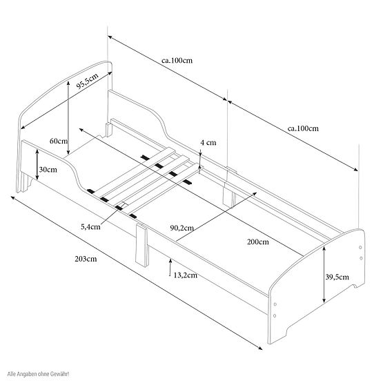 Fa gyerekágy JUNGLE
