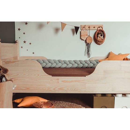 Fa gyerekágy VINTAGE - natúr