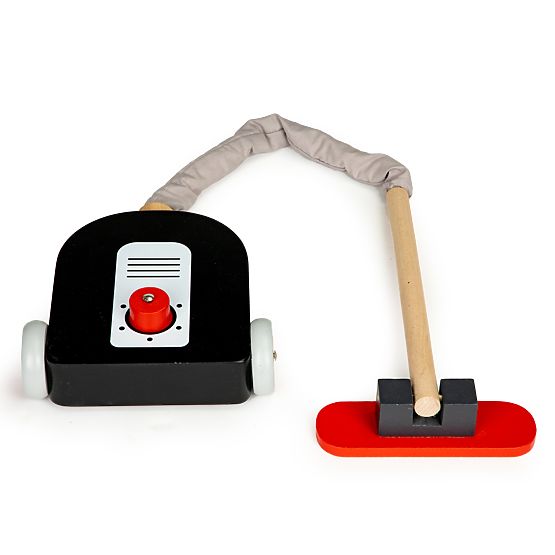 Fa játéktakarító készlet XXL kocsival és porszívóval ECOTOYS