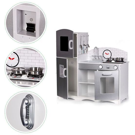 Fa konyha gyerekeknek XXL felszereléssel