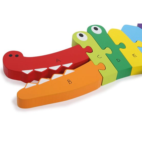 Fa Krokodil fa ABC betűk tanulásához