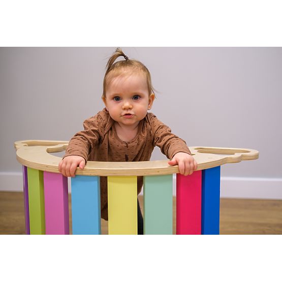 Fa montessori hinta - szivárvány