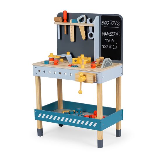 Fa műhely szerszámokkal - 47 db ECOTOYS