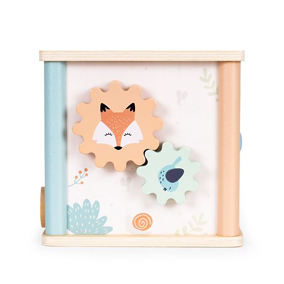 Fa oktatási kocka formákkal ECOTOYS