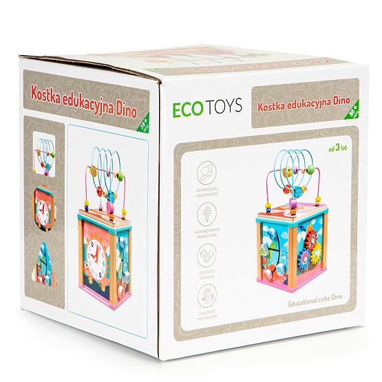 Fa oktatási kocka, mula válogató ECOTOYS