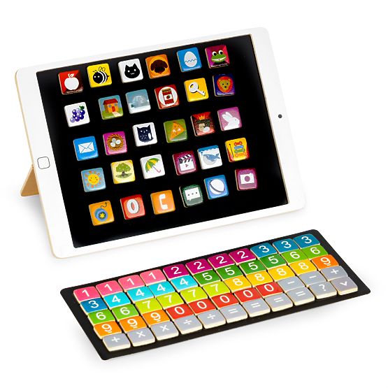 Fa oktatási tablet mágneses tábla krétás ECOTOYS