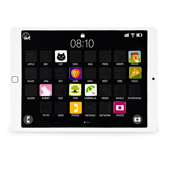 Fa oktatási tablet mágneses tábla krétás ECOTOYS