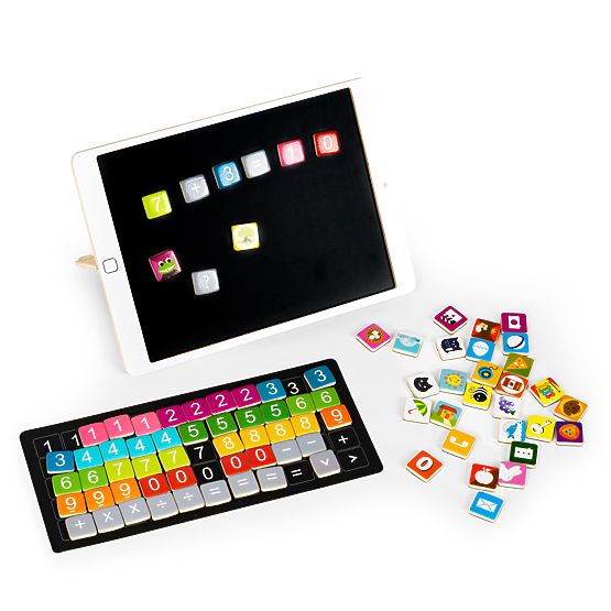 Fa oktatási tablet mágneses tábla krétás ECOTOYS